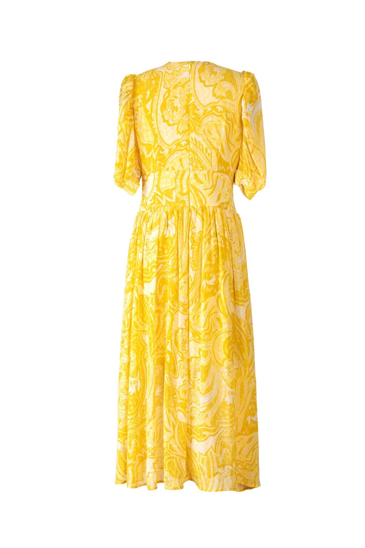 Luxury Yellow Chiffon  Long Dresses