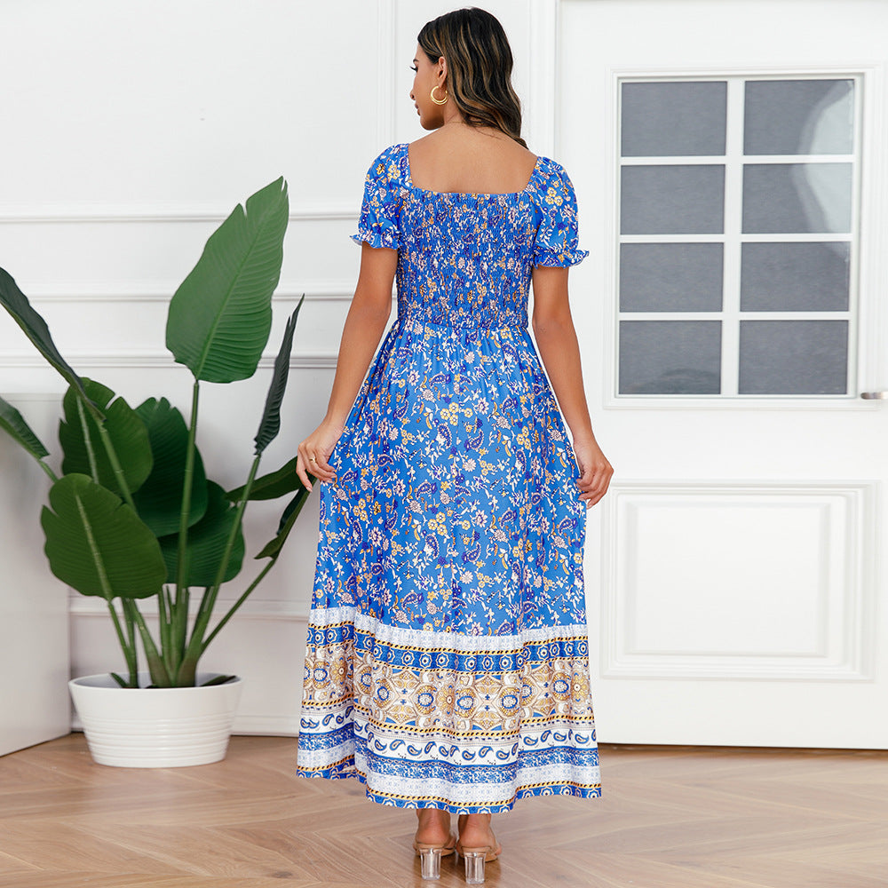 Fashion Summer Floral Long Maxi Dresses