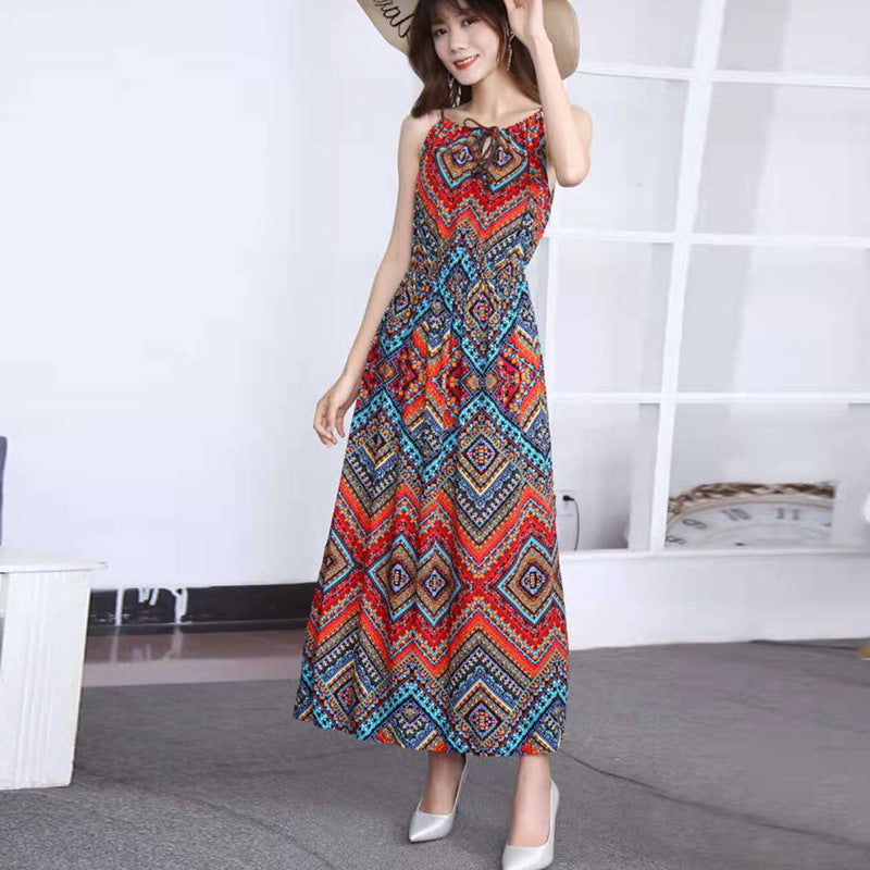 Casual Cotton Summer Long Sleeveless Dresses