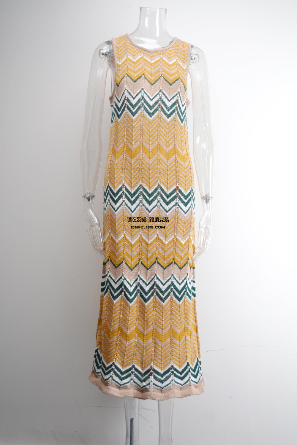 Sexy Women Summer Knitting Long Beach Dresses