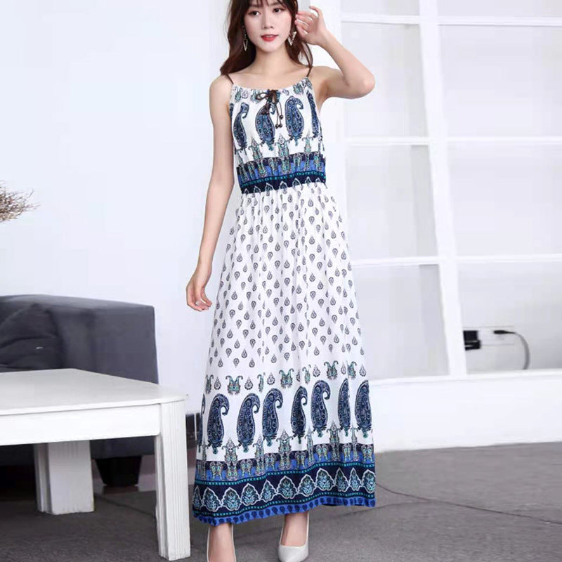 Casual Cotton Summer Long Sleeveless Dresses