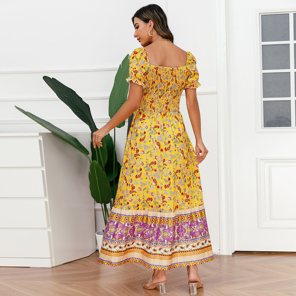 Fashion Summer Floral Long Maxi Dresses