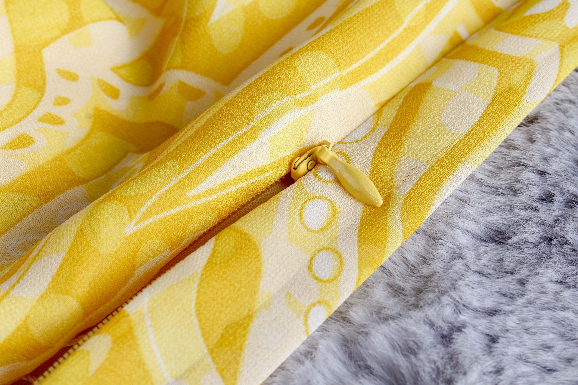 Luxury Yellow Chiffon  Long Dresses