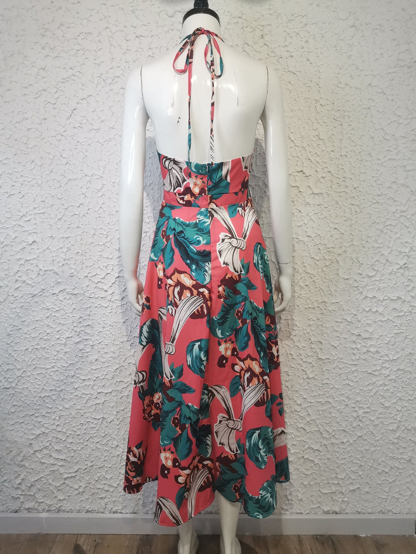 Sexy Floral Print Long Boho Summer Beach Dresses