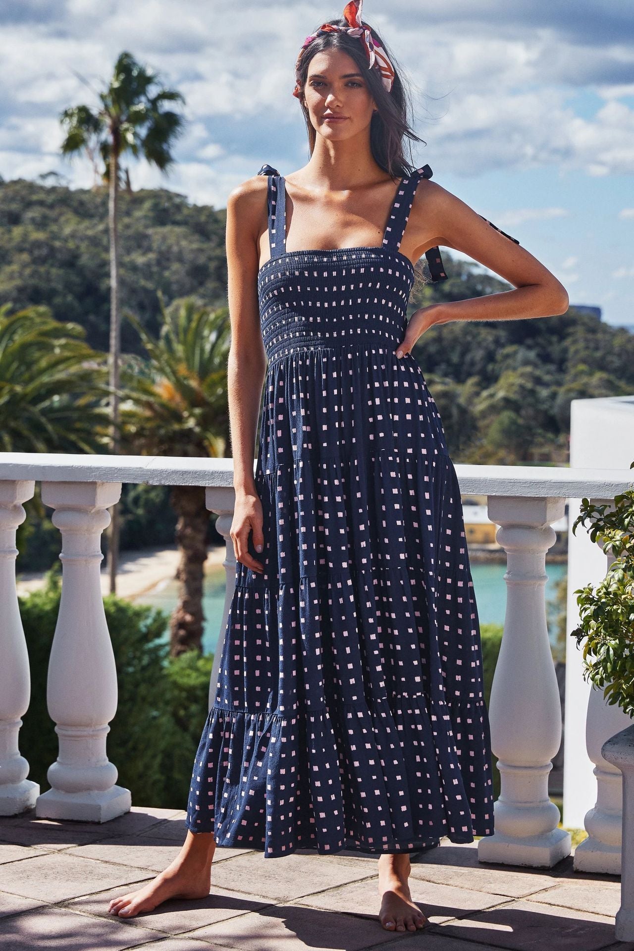 Women Summer Holiday Bangdage Long Dresses-STYLEGOING