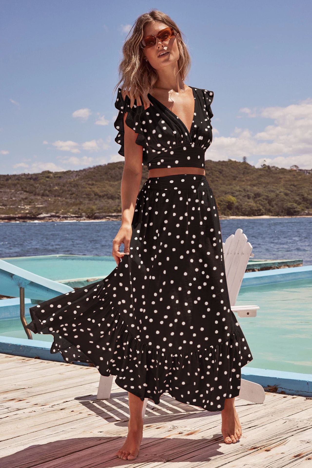 Casual Summer Bohemian Two Pieces Dresses