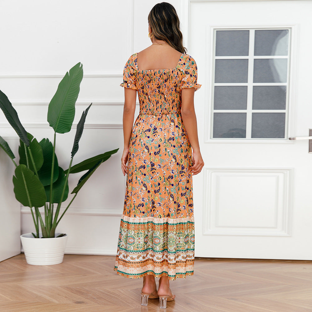 Fashion Summer Floral Long Maxi Dresses