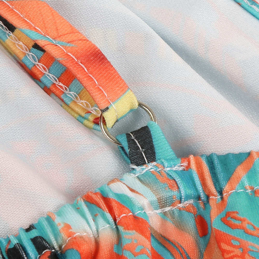 Sexy V Neck Bohemian Long Maxi Dresses