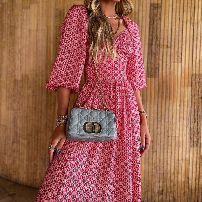 Summer Long Sleeves Long Maxi Dresses-STYLEGOING