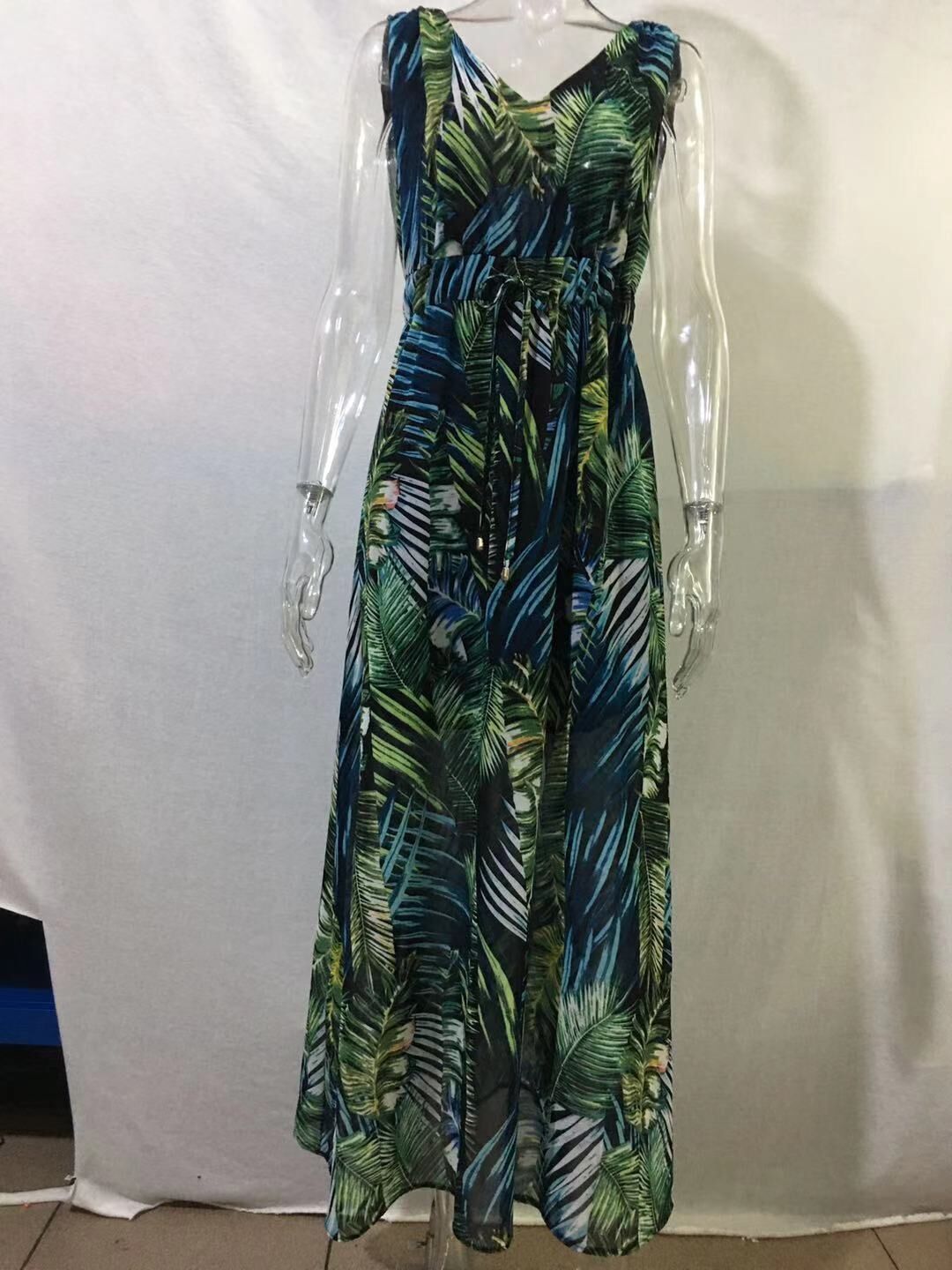 Sexy Summer Backless Lace Up Long Maxi Dresses