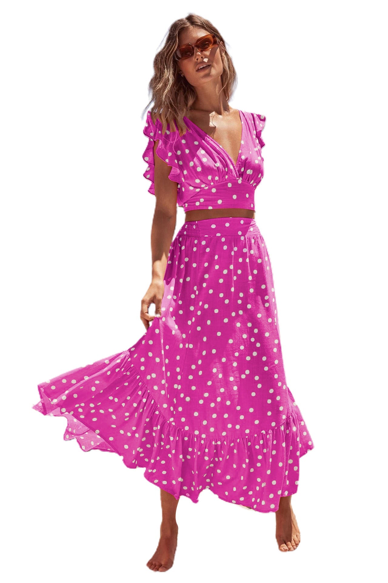 Casual Summer Bohemian Two Pieces Dresses