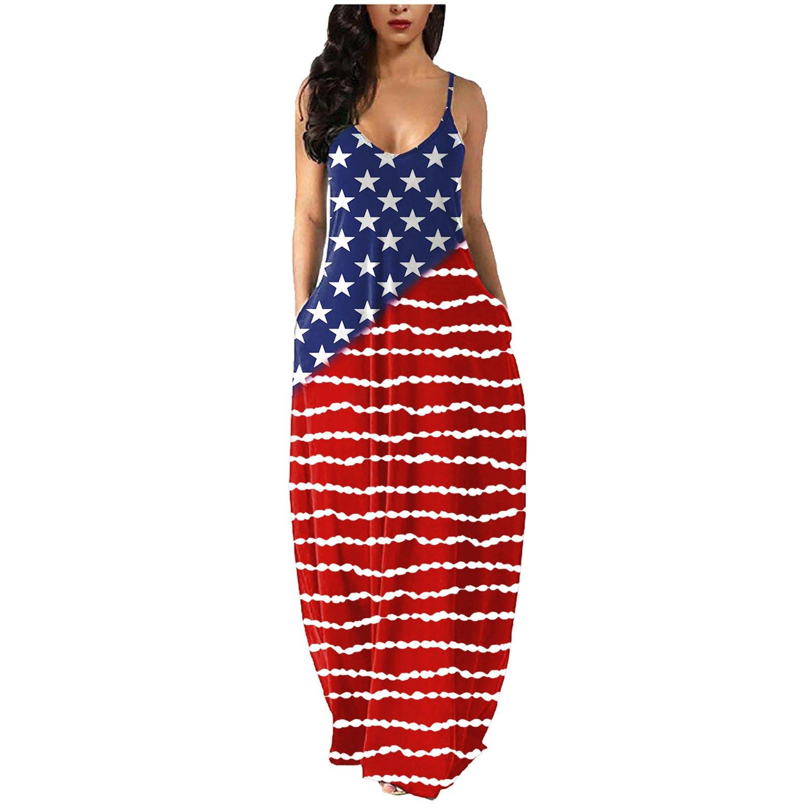 Women New Print Long Maxi Dresses On Sale-STYLEGOING